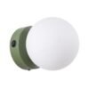 Wall Lamp Yoli 1 Olive Green with Switch Uncategorized Great Lighting UK Ltd