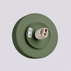 Wall Lamp Yoli 1 Olive Green with Switch Uncategorized Great Lighting UK Ltd