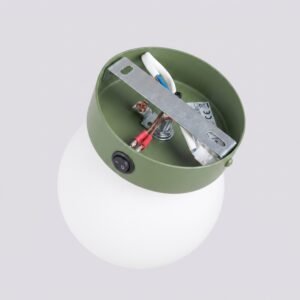 Wall Lamp Yoli 1 Olive Green with Switch Uncategorized Great Lighting UK Ltd
