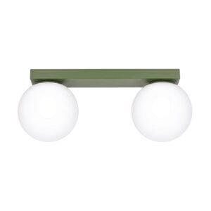 Ceiling Lamp Yoli 2 Olive Green Uncategorized Great Lighting UK Ltd