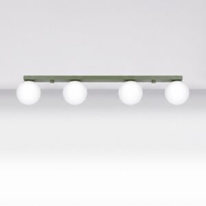 Ceiling Lamp Yoli 4 Olive Green Uncategorized Great Lighting UK Ltd
