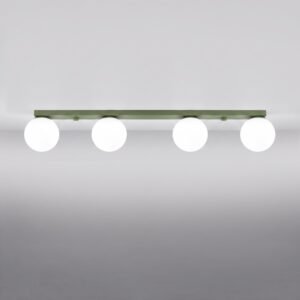 Ceiling Lamp Yoli 4 Olive Green Uncategorized Great Lighting UK Ltd