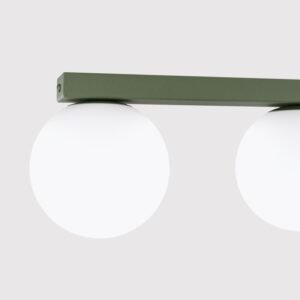 Ceiling Lamp Yoli 4 Olive Green Uncategorized Great Lighting UK Ltd