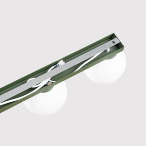 Ceiling Lamp Yoli 4 Olive Green Uncategorized Great Lighting UK Ltd