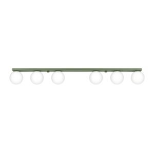 Ceiling Lamp Yoli 6 Olive Green 4 Light Spotlights Great Lighting UK Ltd