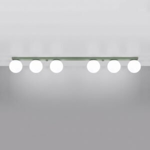 Ceiling Lamp Yoli 6 Olive Green 4 Light Spotlights Great Lighting UK Ltd