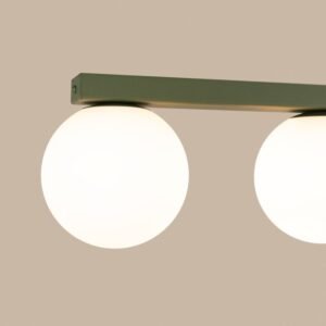 Ceiling Lamp Yoli 6 Olive Green 4 Light Spotlights Great Lighting UK Ltd