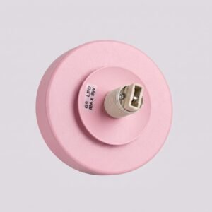Wall Lamp Yoli 1 Pink with Switch Uncategorized Great Lighting UK Ltd