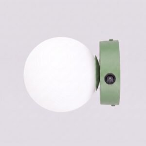 Wall Lamp Yoli 1 Sage with Switch Uncategorized Great Lighting UK Ltd