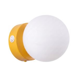 Wall Lamp Yoli 1 Yellow with Switch Uncategorized Great Lighting UK Ltd