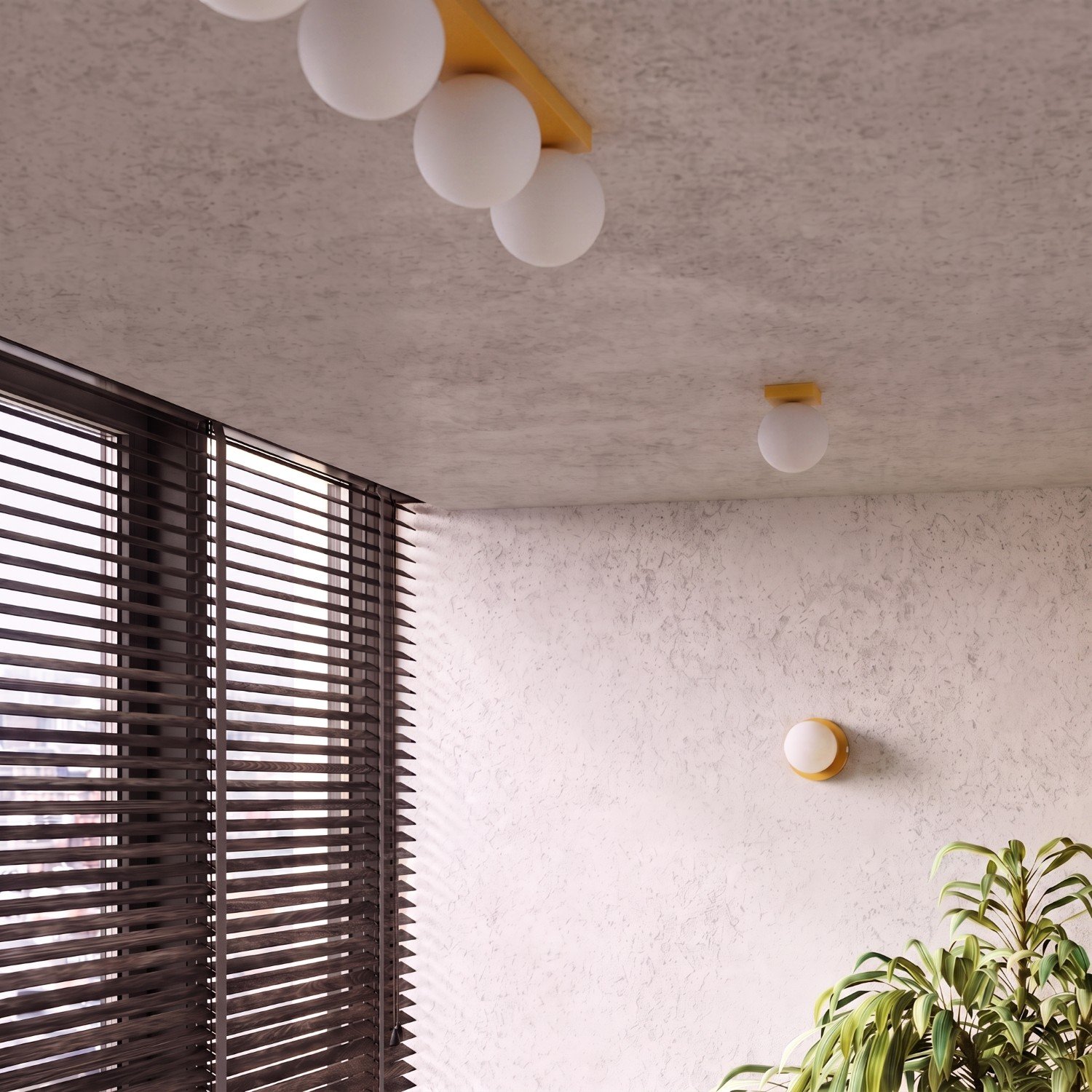 Wall Lamp Yoli 1 Yellow with Switch Uncategorized Great Lighting UK Ltd