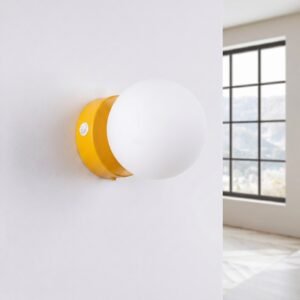 Wall Lamp Yoli 1 Yellow with Switch Uncategorized Great Lighting UK Ltd