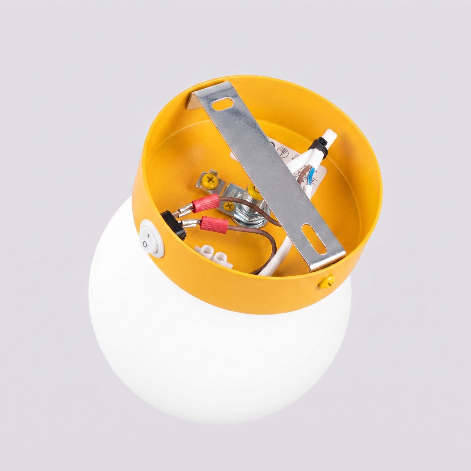 Wall Lamp Yoli 1 Yellow with Switch Uncategorized Great Lighting UK Ltd