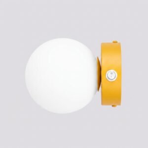 Wall Lamp Yoli 1 Yellow with Switch Uncategorized Great Lighting UK Ltd
