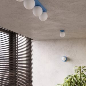 Wall Lamp Yoli 1 Azure with Switch Uncategorized Great Lighting UK Ltd