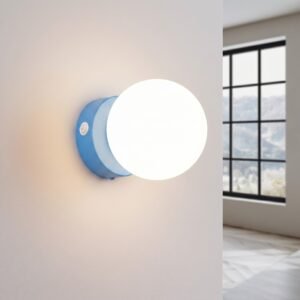 Wall Lamp Yoli 1 Azure with Switch Uncategorized Great Lighting UK Ltd