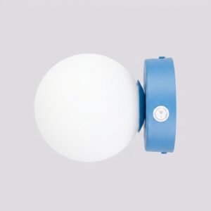 Wall Lamp Yoli 1 Azure with Switch Uncategorized Great Lighting UK Ltd