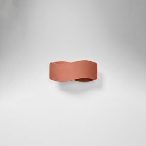 Wall Lamp Tila 30 Red Ochre Double Wall Lights Great Lighting UK Ltd