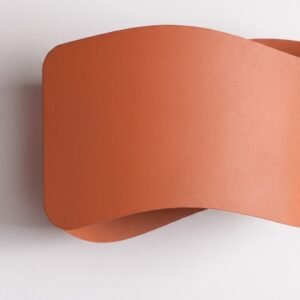 Wall Lamp Tila 30 Red Ochre Double Wall Lights Great Lighting UK Ltd
