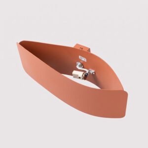 Wall Lamp Tila 30 Red Ochre Double Wall Lights Great Lighting UK Ltd
