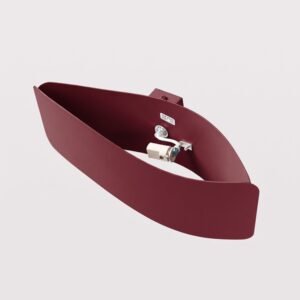 Wall Lamp Tila 30 Burgundy Uncategorized Great Lighting UK Ltd