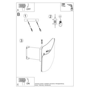 Wall Lamp Tila 30 Ultramarine Uncategorized Great Lighting UK Ltd