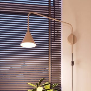 Wall Lamp Nox Taupe Uncategorized Great Lighting UK Ltd