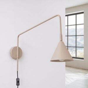 Wall Lamp Nox Taupe Uncategorized Great Lighting UK Ltd