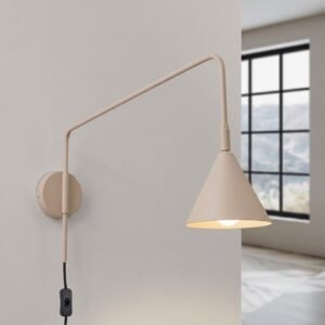 Wall Lamp Nox Taupe Uncategorized Great Lighting UK Ltd