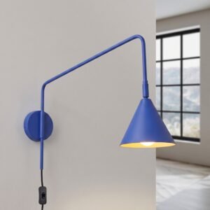 Wall Lamp Nox Ultramarine Coloured Wall Lights Great Lighting UK Ltd