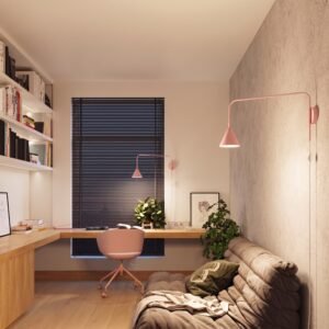 Wall Lamp Nox Pink Uncategorized Great Lighting UK Ltd