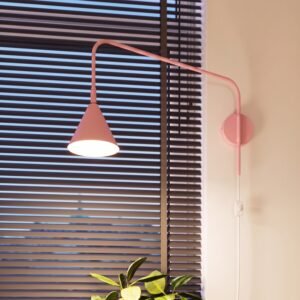 Wall Lamp Nox Pink Uncategorized Great Lighting UK Ltd