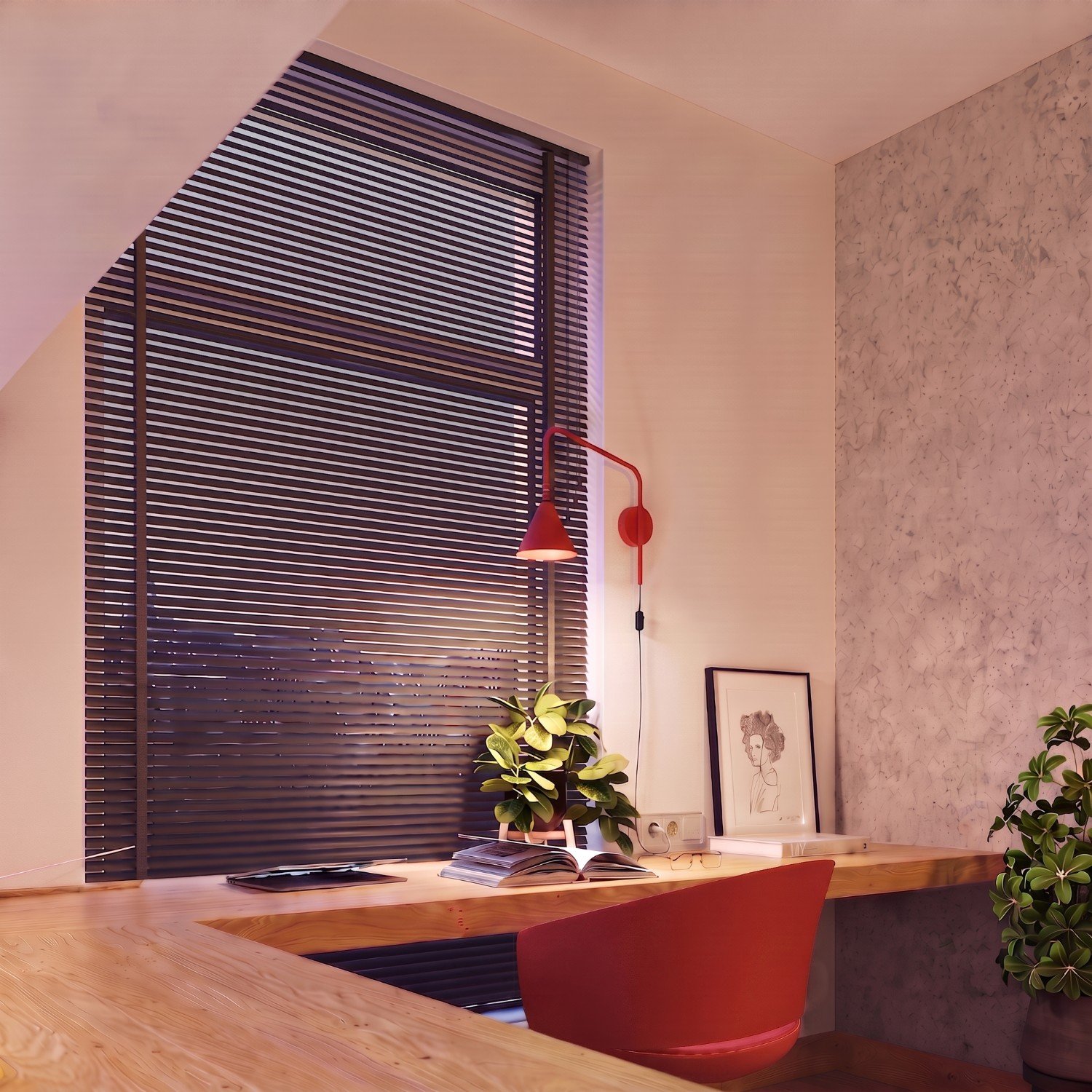Wall Lamp Nox Red Uncategorized Great Lighting UK Ltd