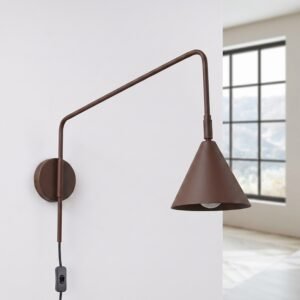 Wall Lamp Nox Brown Uncategorized Great Lighting UK Ltd