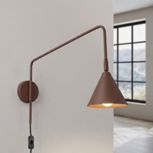 Wall Lamp Nox Brown Uncategorized Great Lighting UK Ltd