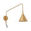 Wall Lamp Nox 1 Gold with Switch Uncategorized Great Lighting UK Ltd