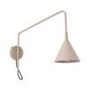 Wall Lamp Nox 1 Taupe with Switch Uncategorized Great Lighting UK Ltd