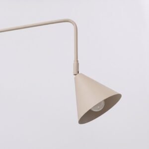 Wall Lamp Nox 1 Taupe with Switch Uncategorized Great Lighting UK Ltd