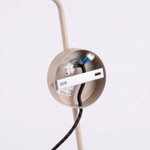 Wall Lamp Nox 1 Taupe with Switch Uncategorized Great Lighting UK Ltd