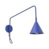 Wall Lamp Nox 1 Ultramarine with Switch Uncategorized Great Lighting UK Ltd