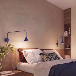 Wall Lamp Nox 1 Ultramarine with Switch Uncategorized Great Lighting UK Ltd