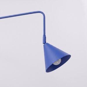 Wall Lamp Nox 1 Ultramarine with Switch Uncategorized Great Lighting UK Ltd