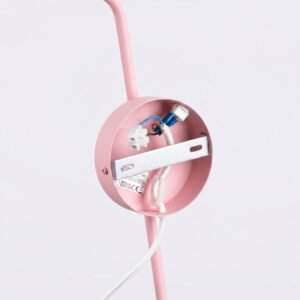 Wall Lamp Nox 1 Pink with Switch Uncategorized Great Lighting UK Ltd