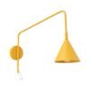 Wall Lamp Nox 1 Yellow with Switch Uncategorized Great Lighting UK Ltd