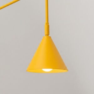 Wall Lamp Nox 1 Yellow with Switch Uncategorized Great Lighting UK Ltd