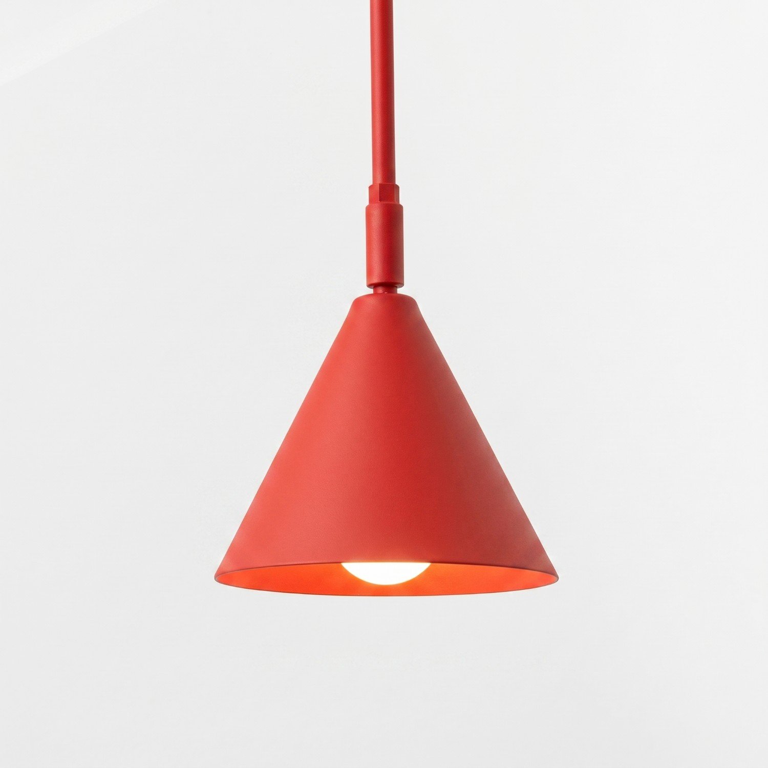 Wall Lamp Nox 1 Red with Switch Uncategorized Great Lighting UK Ltd