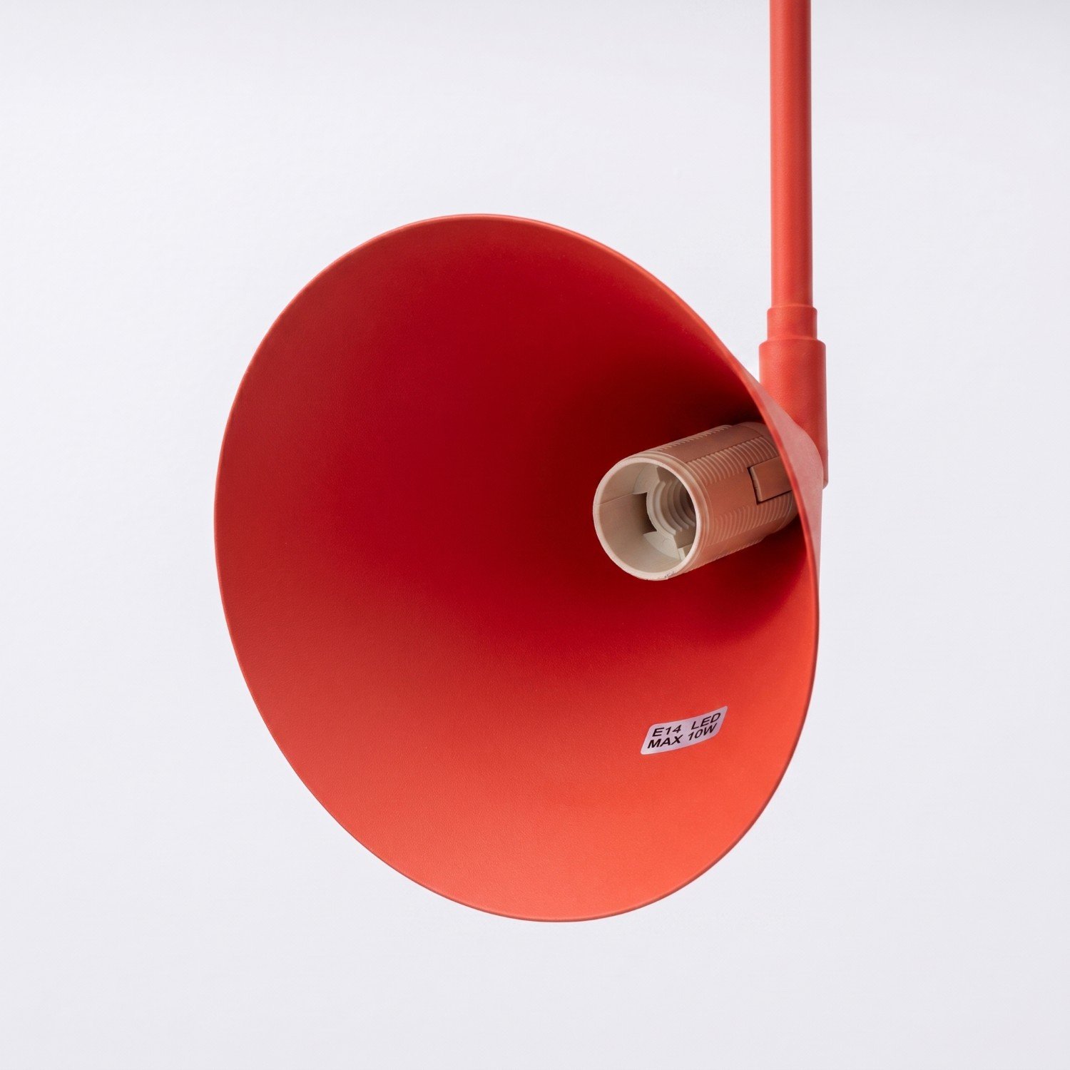 Wall Lamp Nox 1 Red with Switch Uncategorized Great Lighting UK Ltd