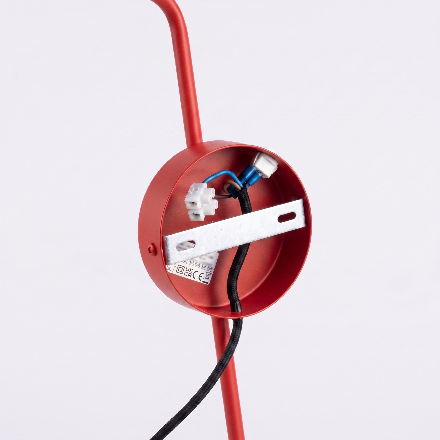 Wall Lamp Nox 1 Red with Switch Uncategorized Great Lighting UK Ltd