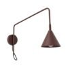 Wall Lamp Nox 1 Brown with Switch Uncategorized Great Lighting UK Ltd