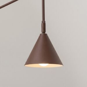 Wall Lamp Nox 1 Brown with Switch Uncategorized Great Lighting UK Ltd